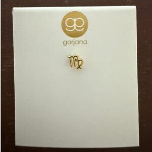 Gorjana NWT | Virgo Zodiac Gold Plated Single Stud Earring Jewelry | One Size